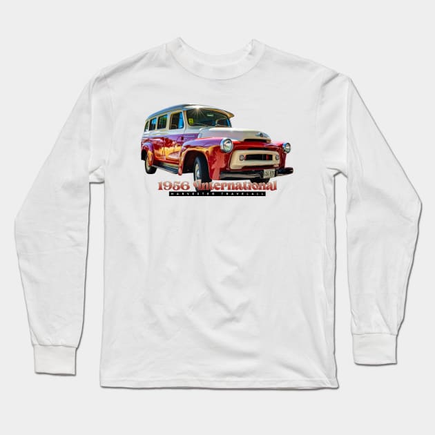 1956 International Harvester Travelall Long Sleeve T-Shirt by Gestalt Imagery